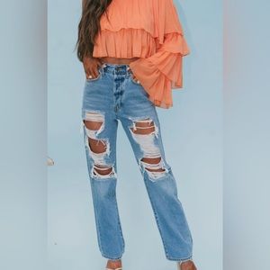 NWT Cello High Waist Medium Wash Jeans